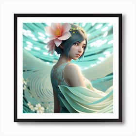 Fairy Girl 3 Art Print