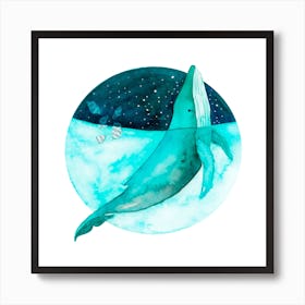 Cosmic Whale 2 Art Print