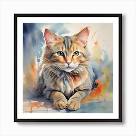 Kitty Cat Art Print