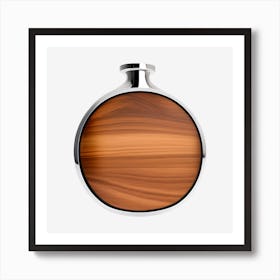 Wooden Flask Art Print