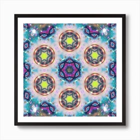 Psychedelic Mandala 38 Art Print