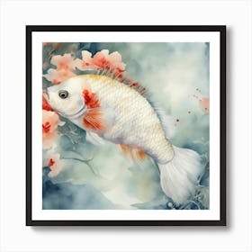 Chinese Fish Art Print