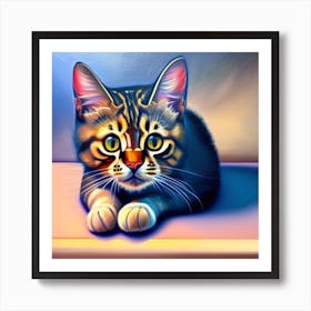 Kitty Cat 5 Art Print