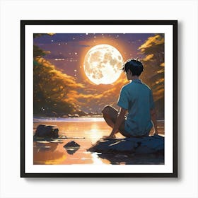 Full Moon Art Print