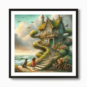 House By The Sea Art Print