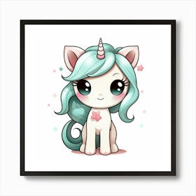 Cute Unicorn 743 Art Print