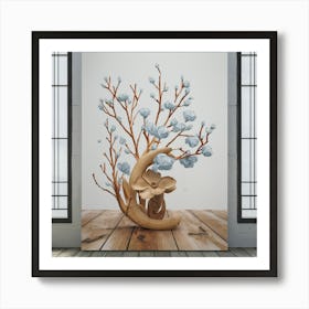 Moon Tree Art Print