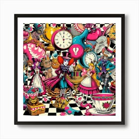 Alice In Woderland 2 Art Print