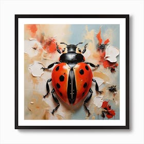 Ladybird 5 Art Print