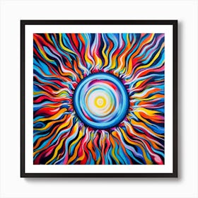 Hello sun Art Print