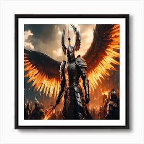 Warrior With Wings Art Print