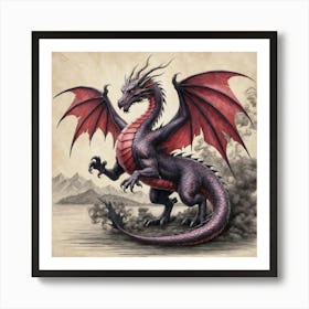 Dragon Art Print