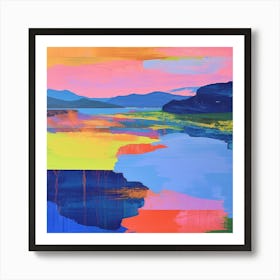 Abstract Travel Collection Lake Titicaca Bolivia Peru 2 Art Print