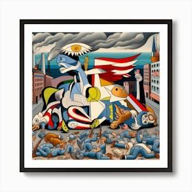 American Picasso 3 Art Print