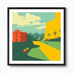 Yellow Brick Road Art Print