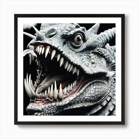 Dragon'S Head Art Print