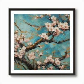 Cherry branch Art Print