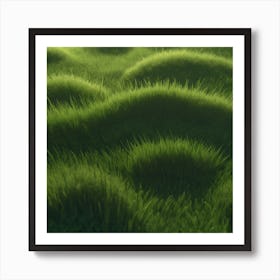 Grass Field 17 Art Print