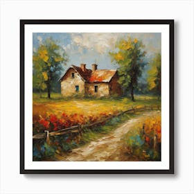 Country House Art Print