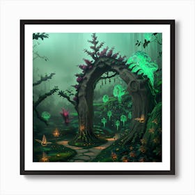 Faerie Forest Art Print