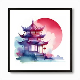 Chinese Pagoda 20 Art Print