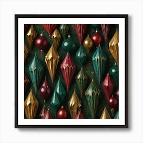 Christmas Ornaments 4 Art Print