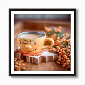 Happy Cup Of Tea Art Print