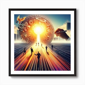 Key To Success Art Print