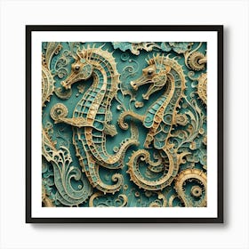 Seahorses 15 Affiche