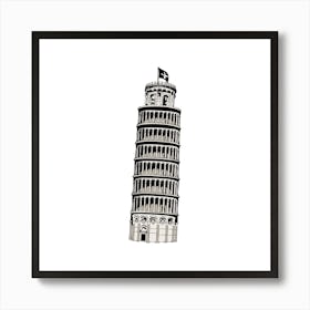 Leaning Tower Of Pisa Art Print