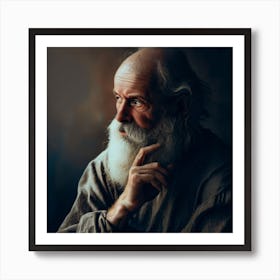 Portrait Of An Old Man Affiche