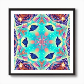 Psychedelic Mandala 32 Art Print