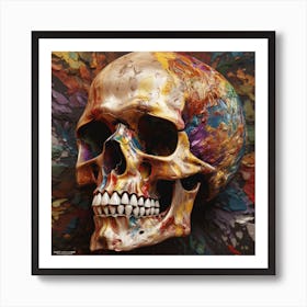 Skull Painting 2 Art Print