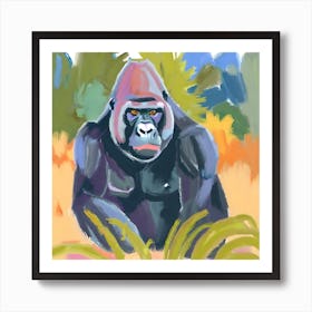 Western Lowland Gorilla 03 1 Art Print