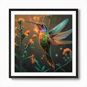 Hummingbird 3 Art Print