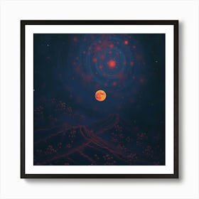 Moon In The Sky 2 Art Print