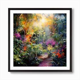 Tropical Garden 2 Art Print