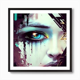 In the eye of the beholder Ai Art Print