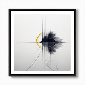 Minimalist Abstract Square 10 Art Print