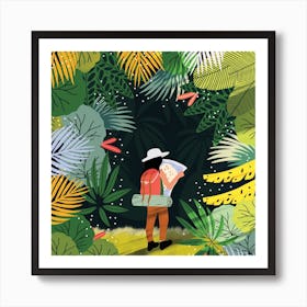 Adventure To The Unknown Square Art Print
