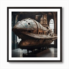 Ship In A Room 1 Art Print