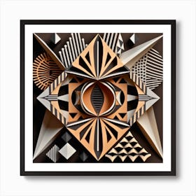 Paper Cut Art Art Print