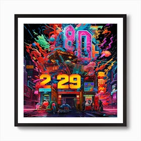 80'S Art Art Print