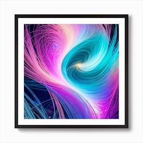 Abstract Swirl Art Print