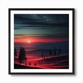 Landscape Stock Videos & Royalty-Free Footage 5 Art Print