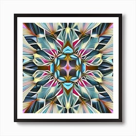 Abstract Mandala 5 Art Print