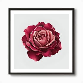 Red Rose 4 Art Print