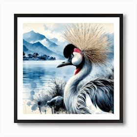 Creative Wild Animal Representation 3 Art Print