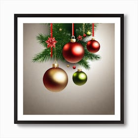 Christmas Ornaments 97 Art Print