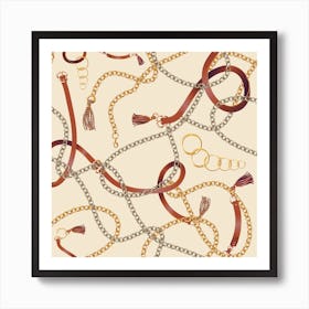 Tassels And Chains Art Print